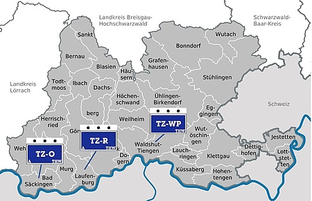 THW Ortsverbände im Landkreis Waldshut im Überblick